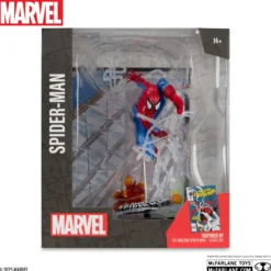 The Amazing Spider-Man Sammelfigur mit Comic-Diorama