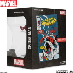 The Amazing Spider-Man Sammelfigur mit Comic-Diorama