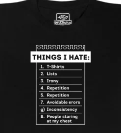 Things I hate