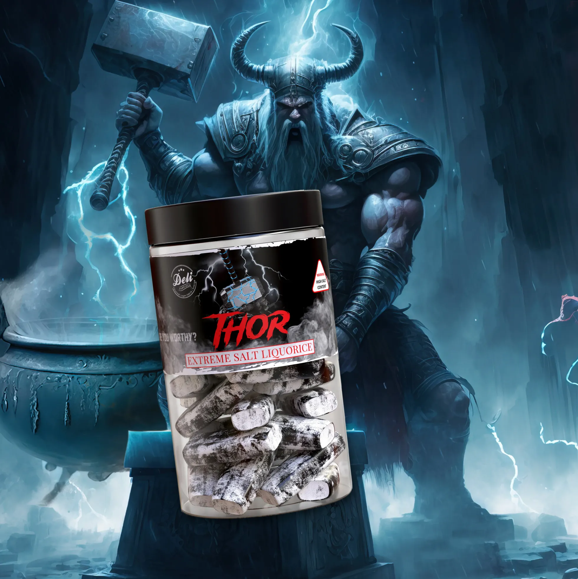 Thor - Extremes Salzlakritz aus Schweden