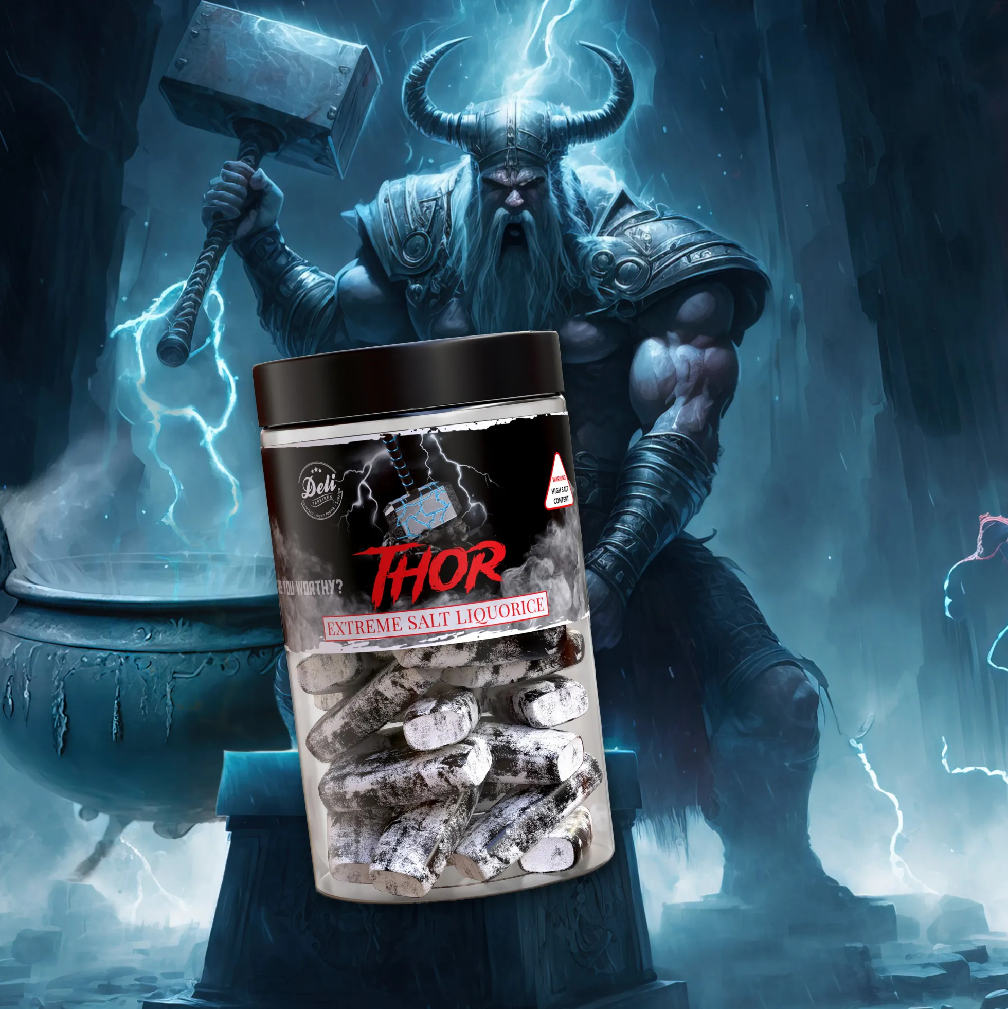 Thor - Extremes Salzlakritz aus Schweden