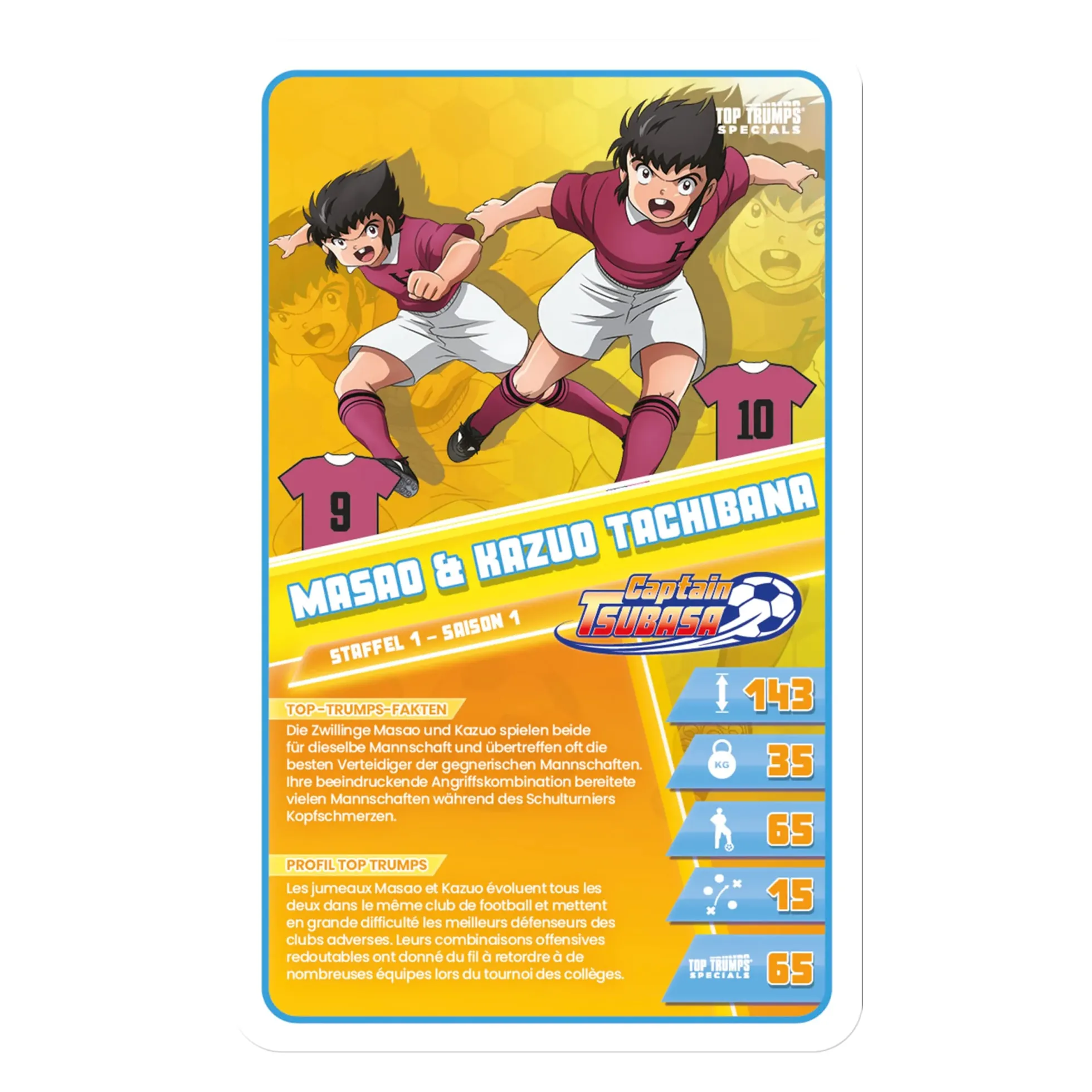 Top Trumps Specials Captain Tsubasa Kartenspiel