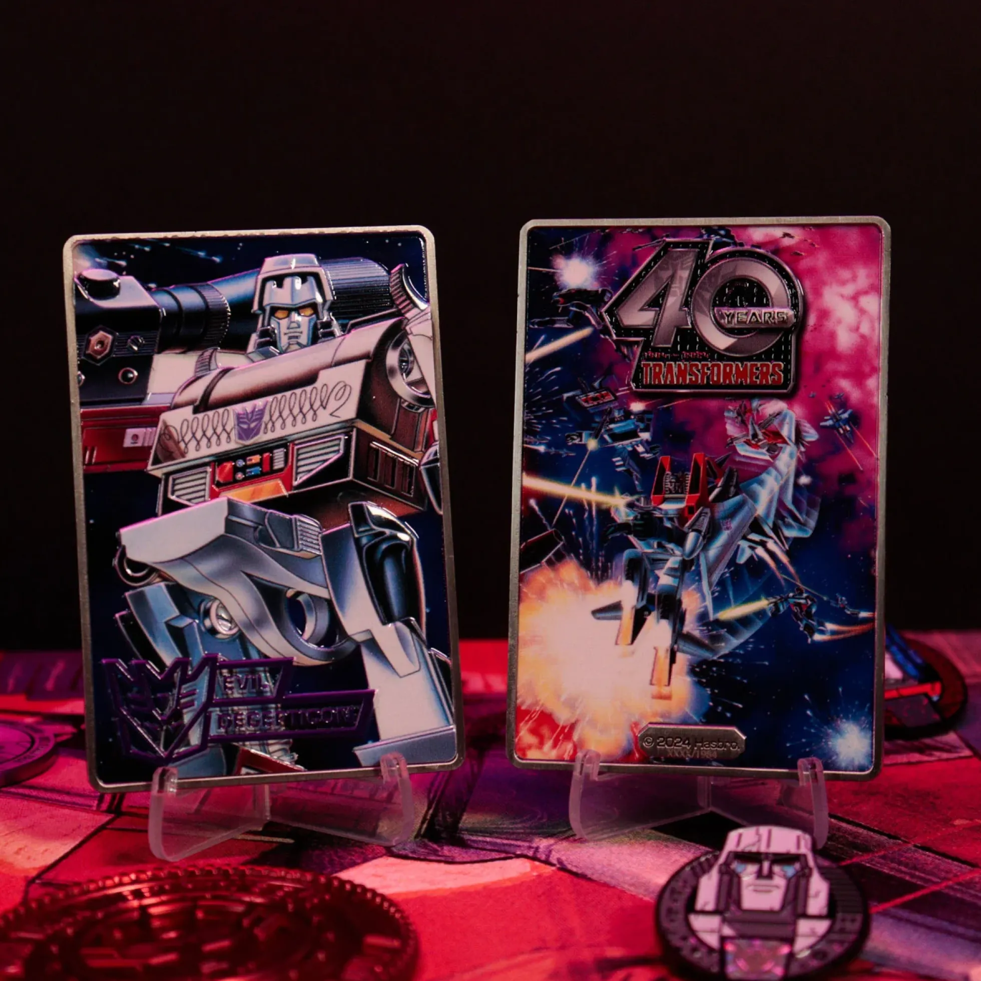 Transformers 40th Anniversary Limitierte Metallbarren zum Sammeln