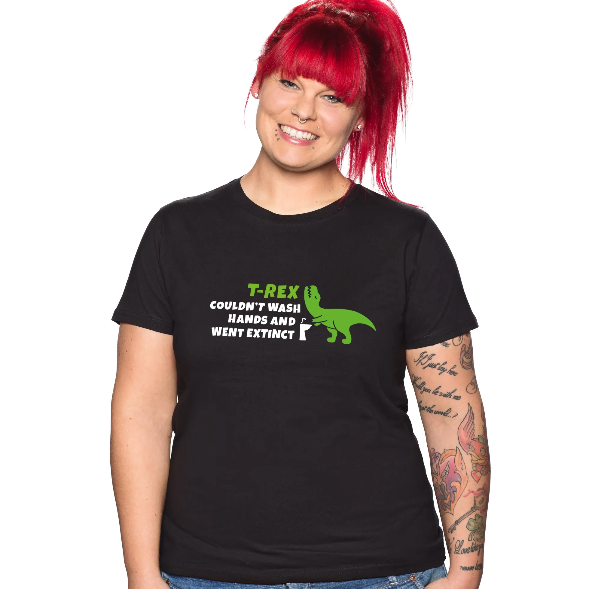 T-Rex couldn't wash hands