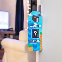 Türhänger für Gamer "Do not startle the gamer / Press door to enter"