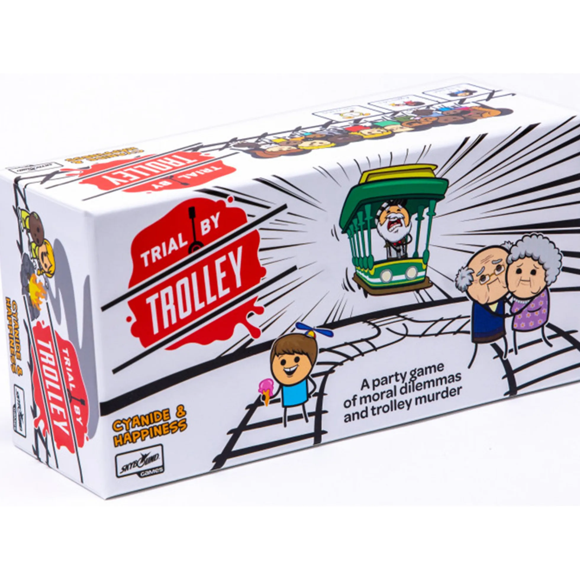 Trial by Trolley - Ein "Cyanide & Happiness"-Kartenspiel