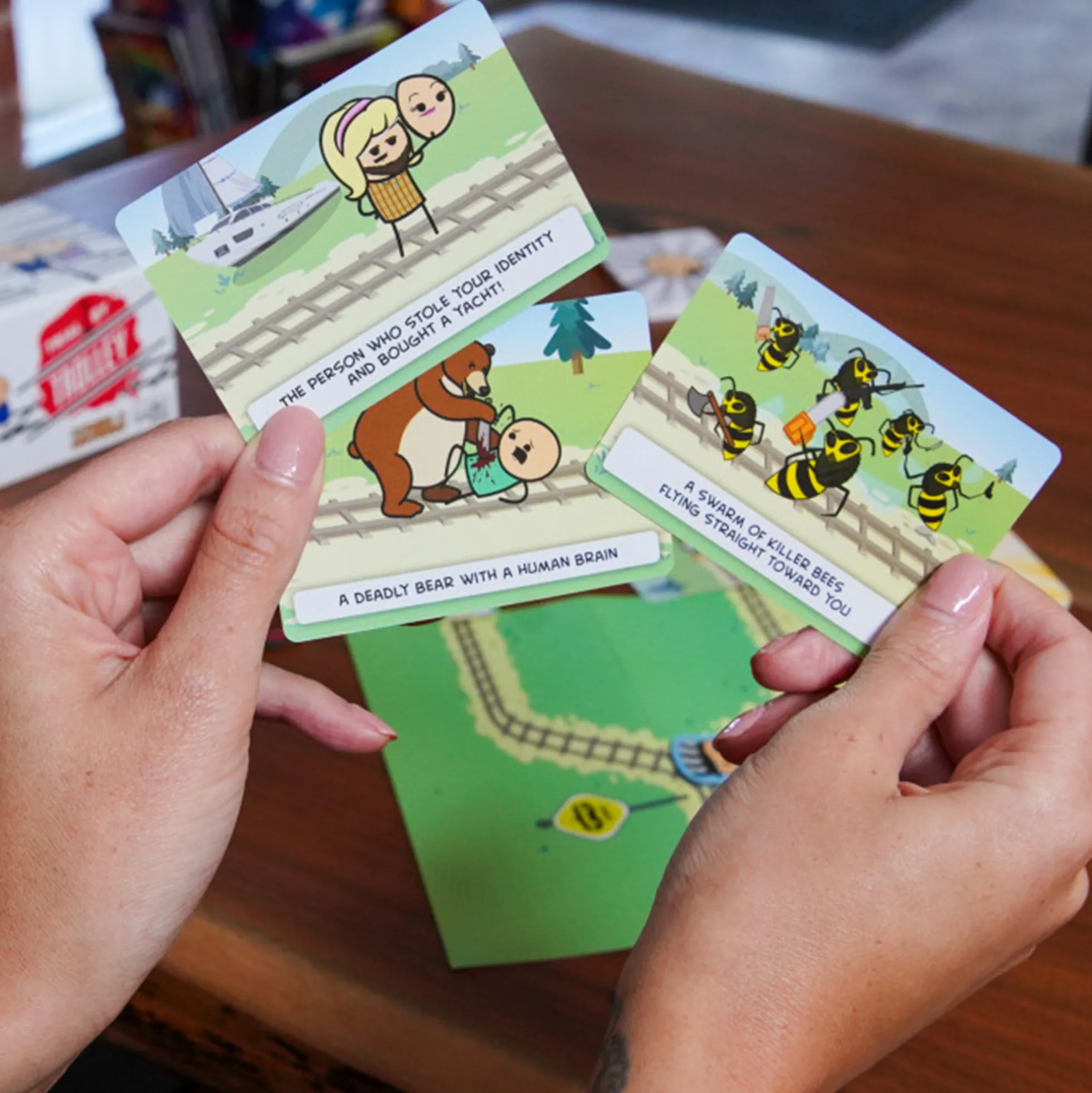 Trial by Trolley - Ein "Cyanide & Happiness"-Kartenspiel