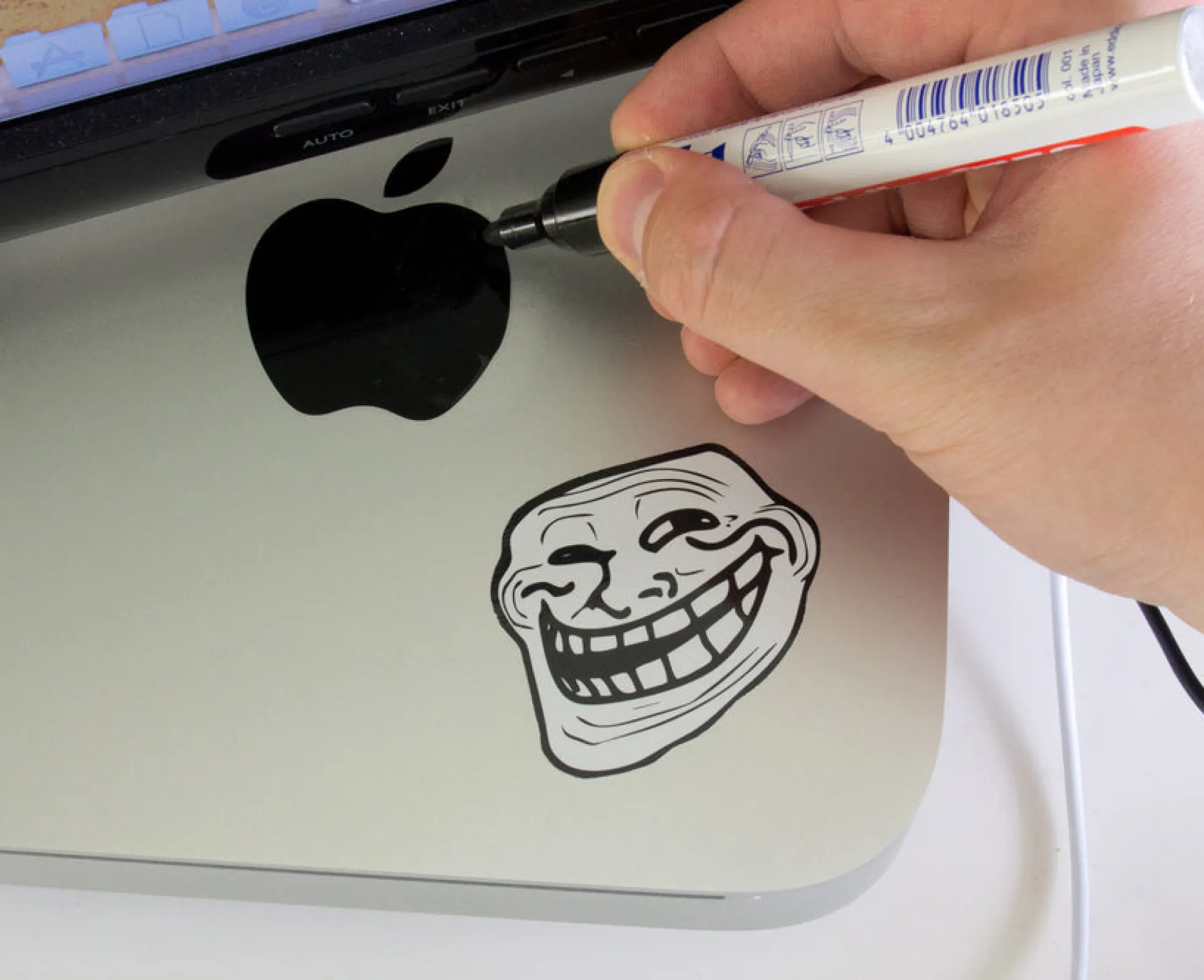 Trollface Aufkleber