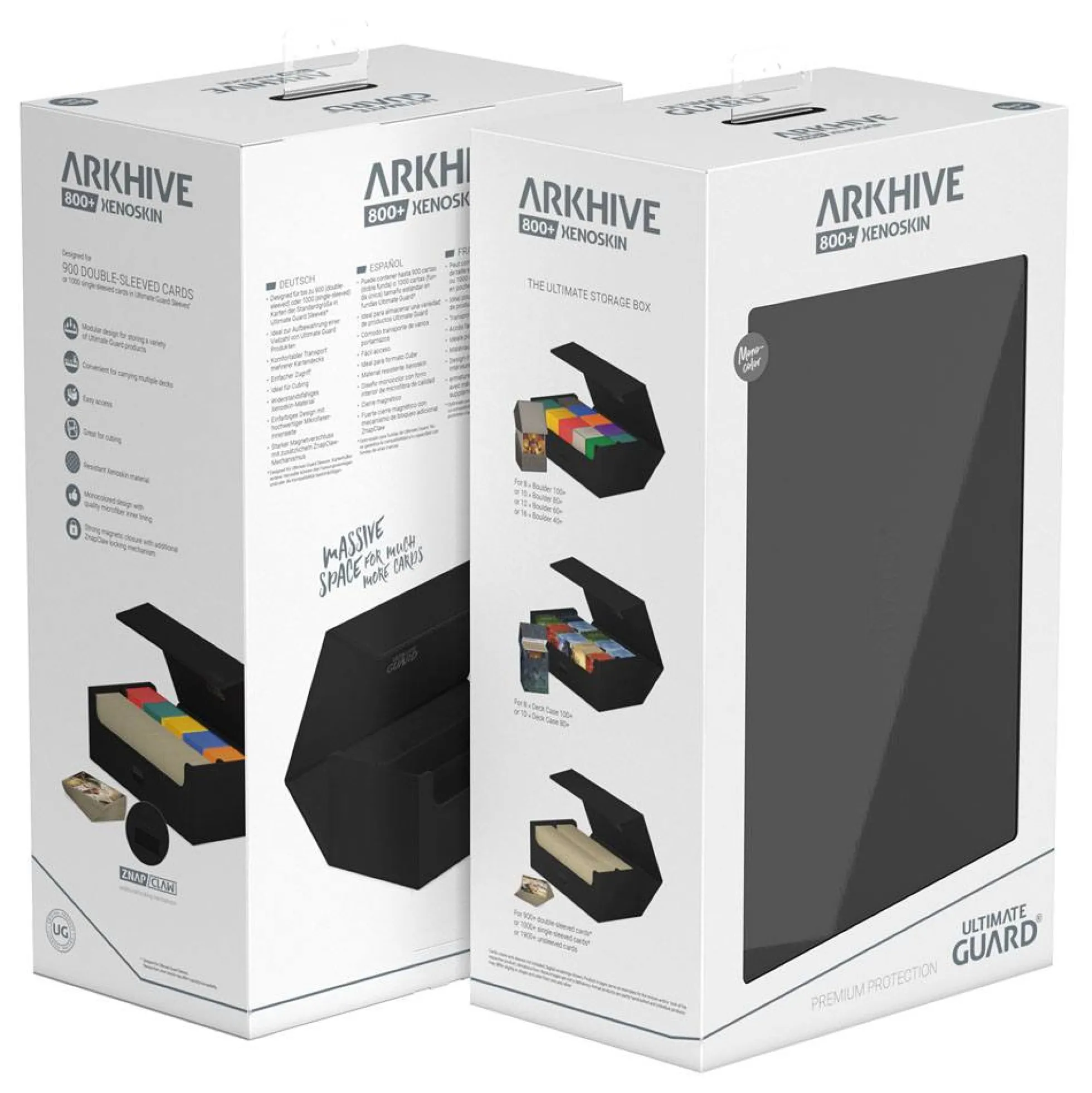 Ultimate Guard Arkhive 800+ Xenoskin Kartenbox einfarbig