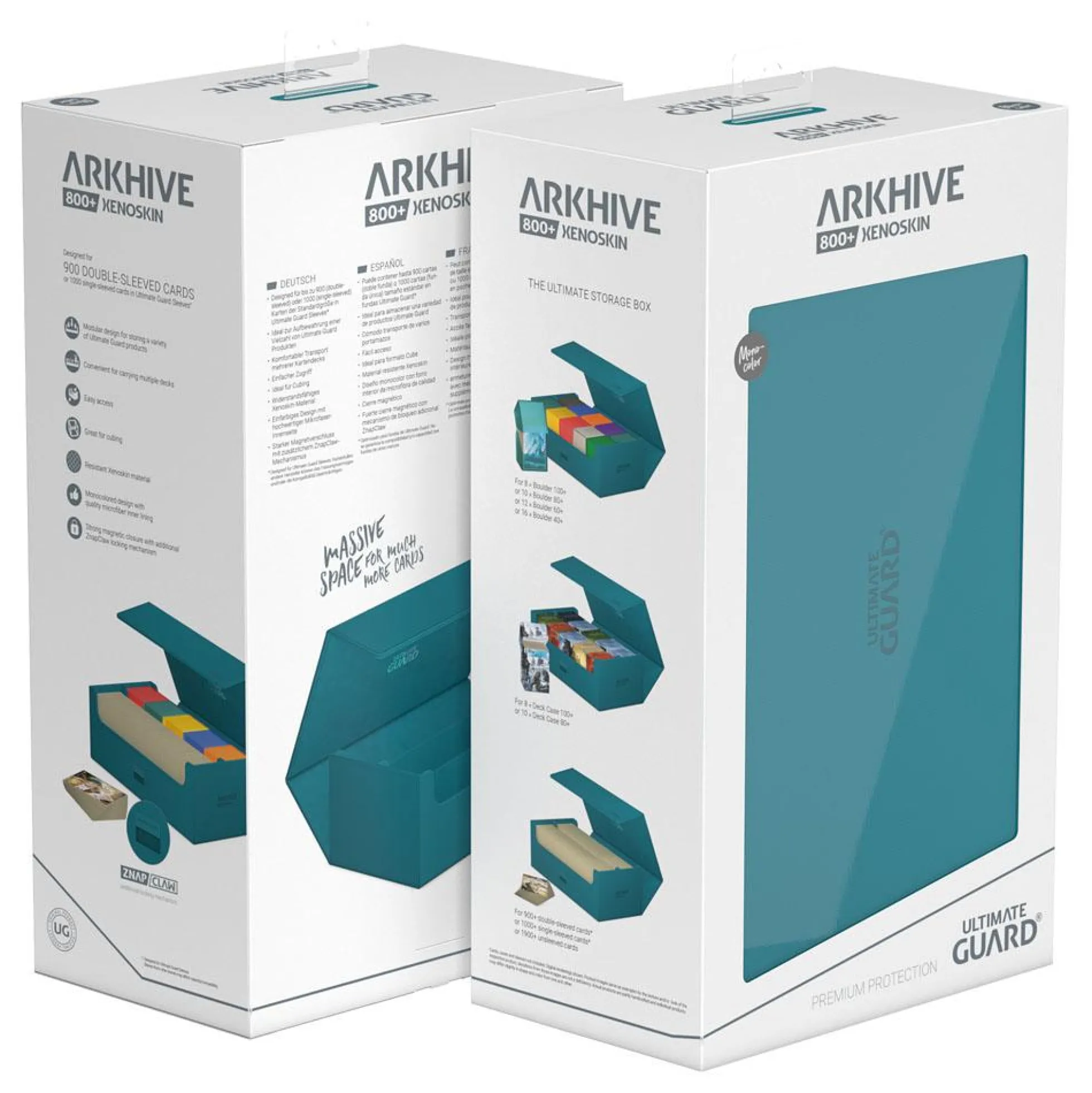 Ultimate Guard Arkhive 800+ Xenoskin Kartenbox einfarbig
