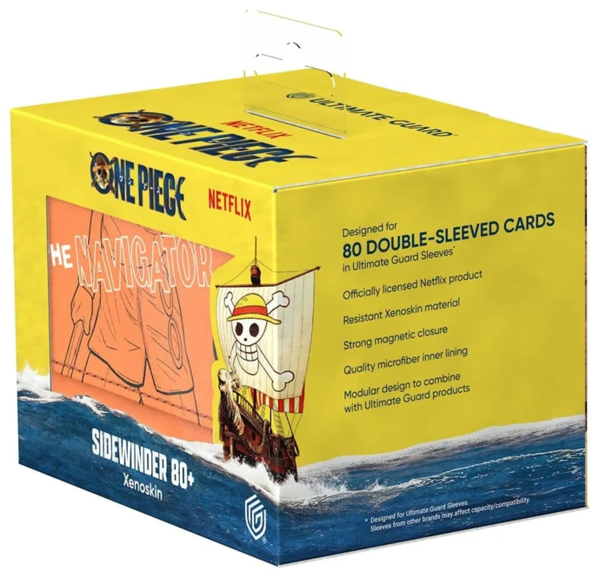 Ultimate Guard Sidewinder 80+ Xenoskin Deckbox Netflix One Piece