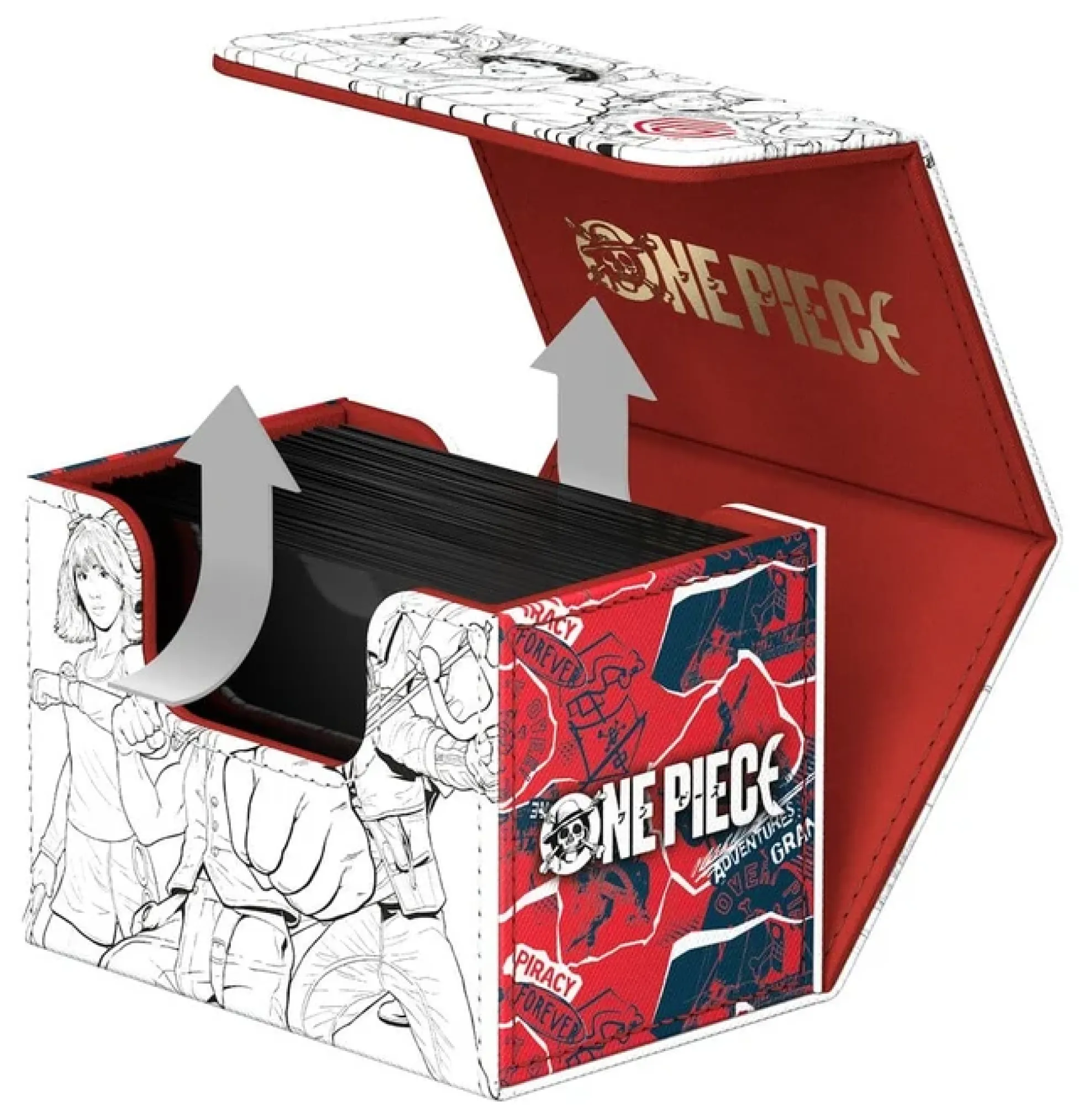 Ultimate Guard Sidewinder 80+ Xenoskin Deckbox Netflix One Piece