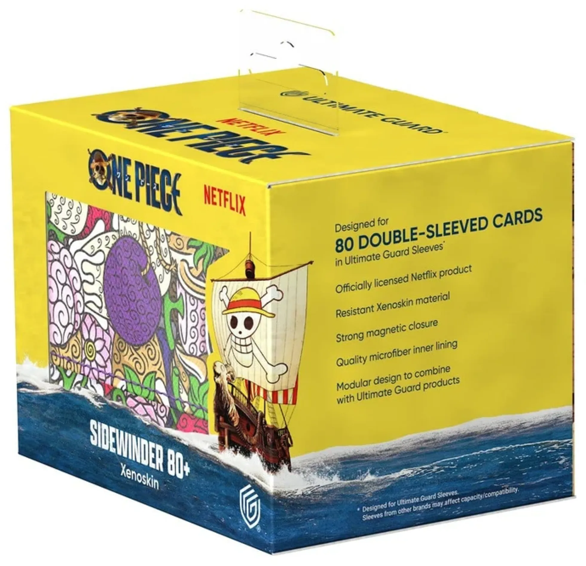 Ultimate Guard Sidewinder 80+ Xenoskin Deckbox Netflix One Piece