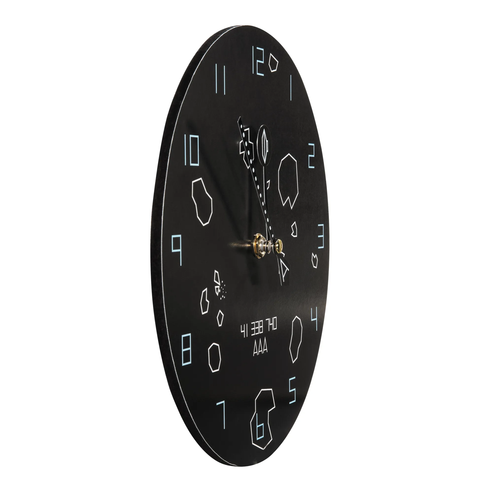 Wanduhr Asteroids