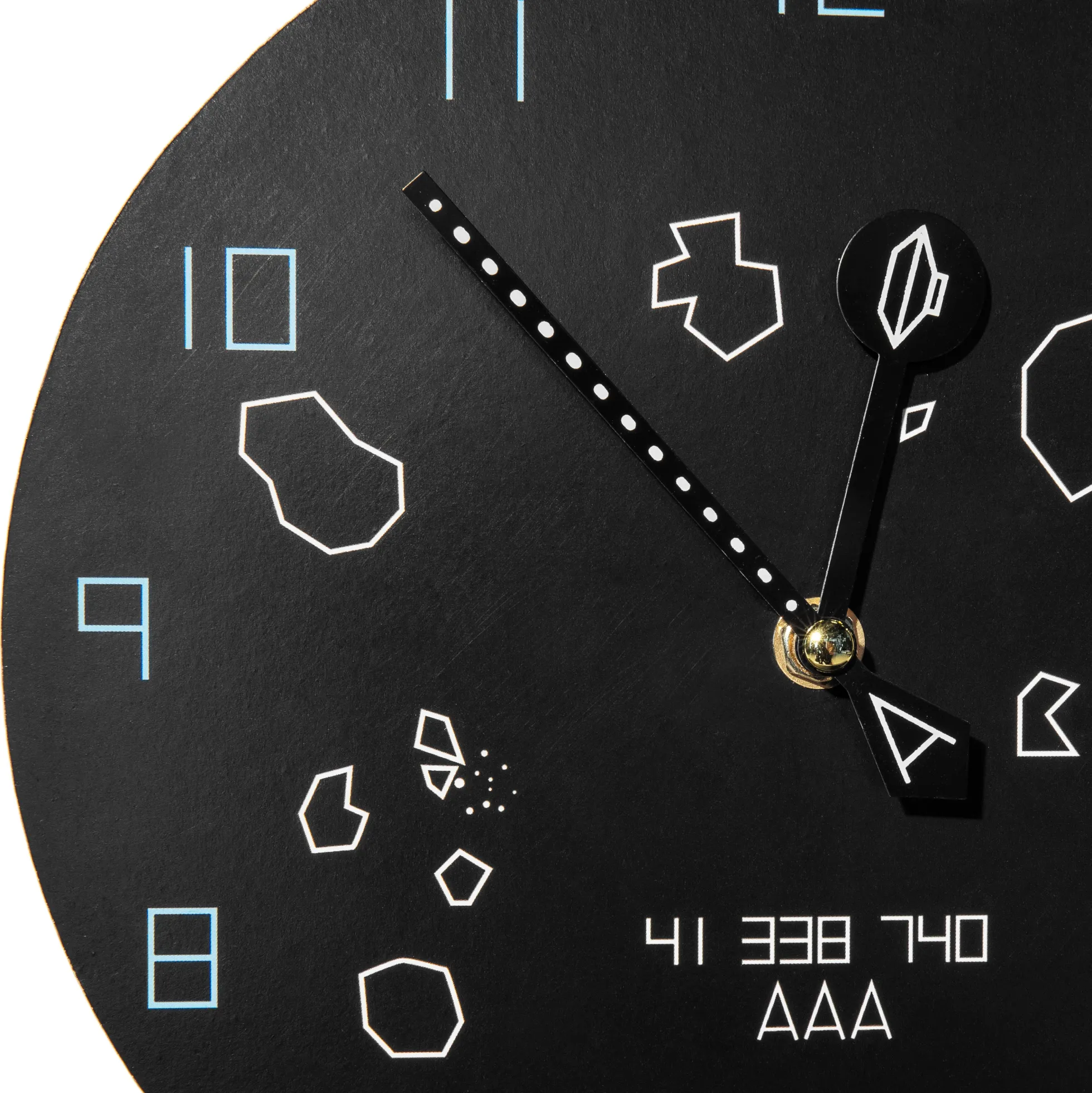 Wanduhr Asteroids