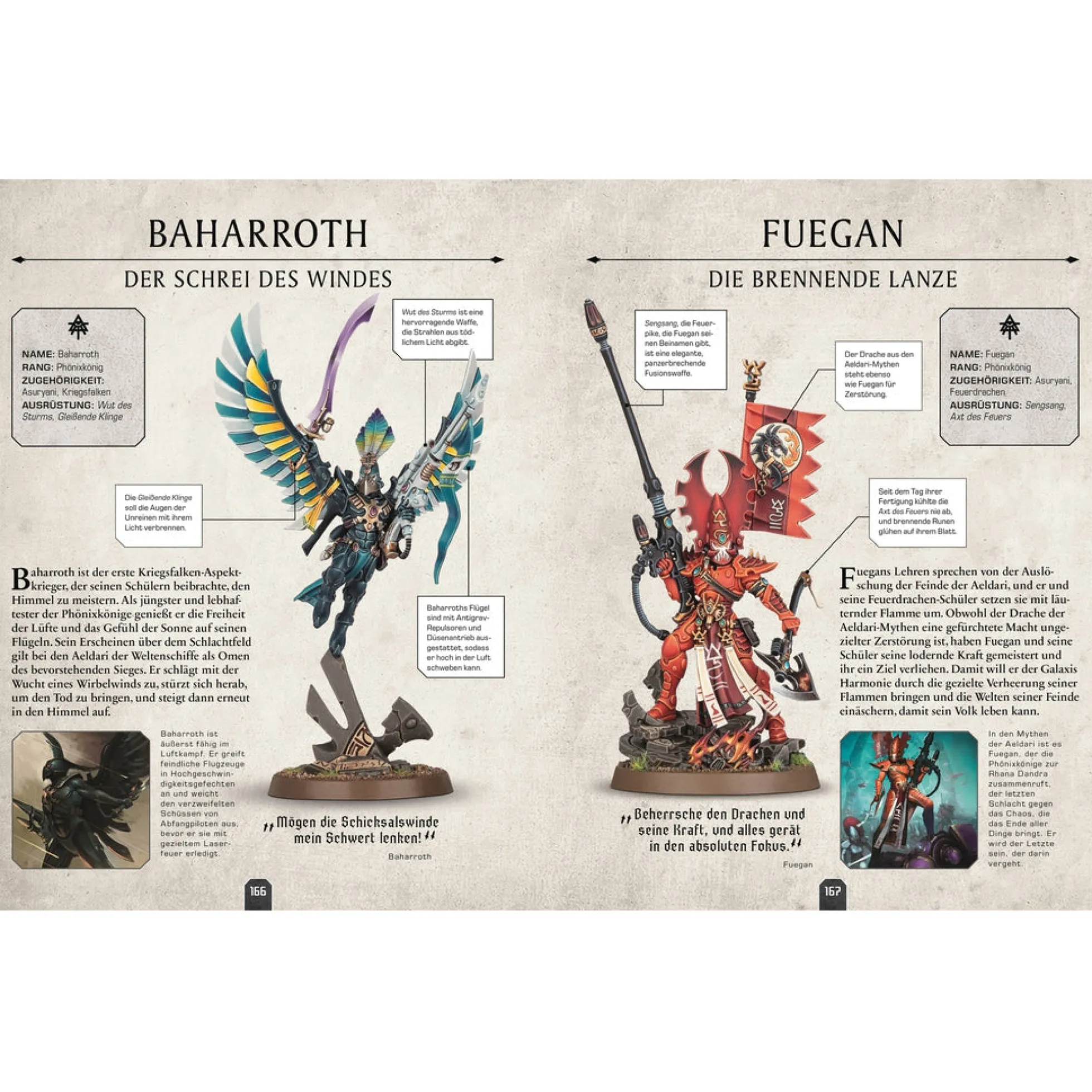Warhammer 40.000 Lexikon der Figuren mit Leutnant Titus Miniatur