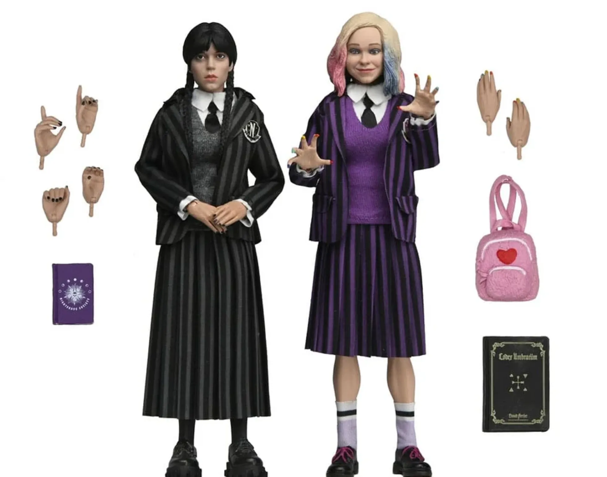 Wednesday Actionfiguren Wednesday Addams und Enid