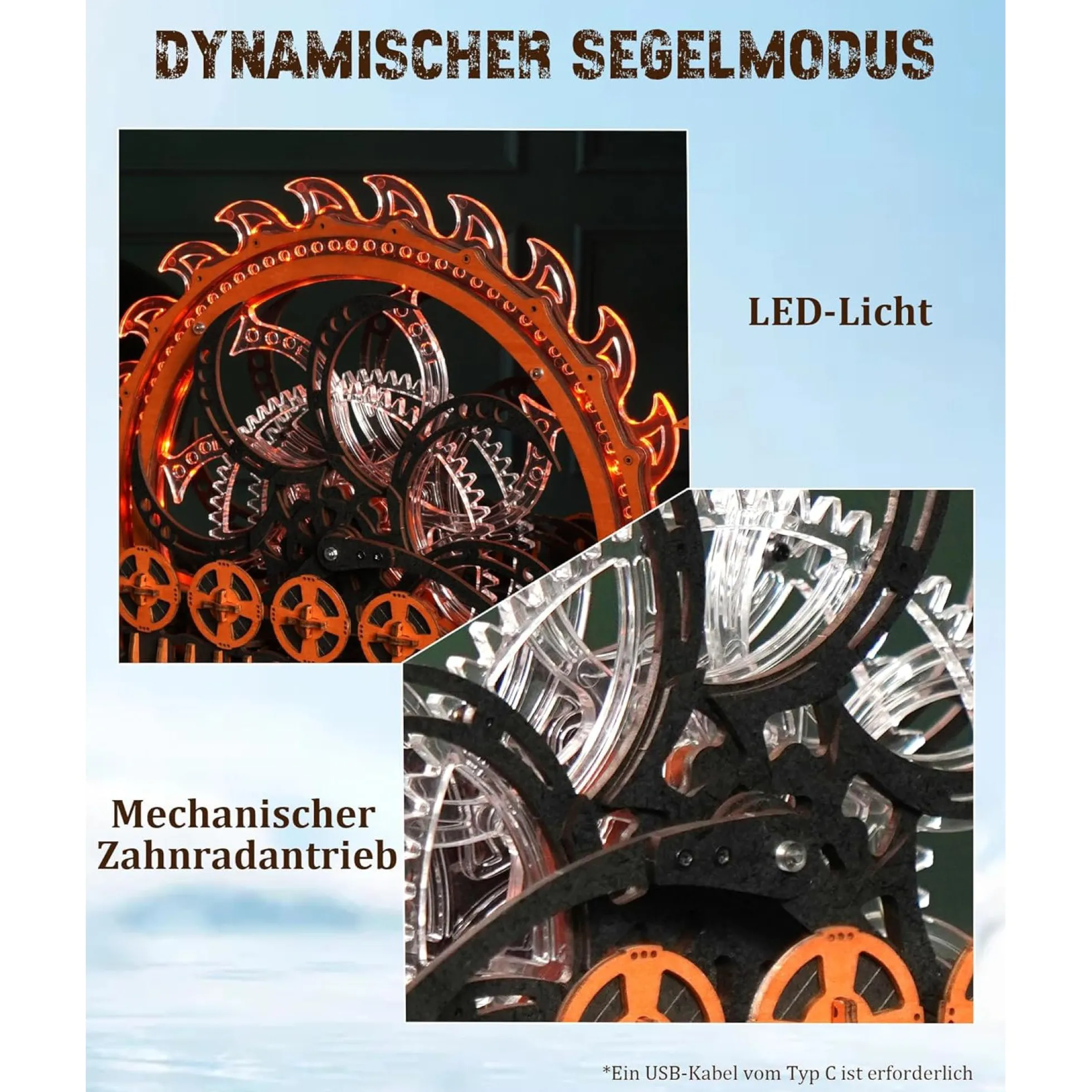 Wikinger Drachenschiff Holzbausatz