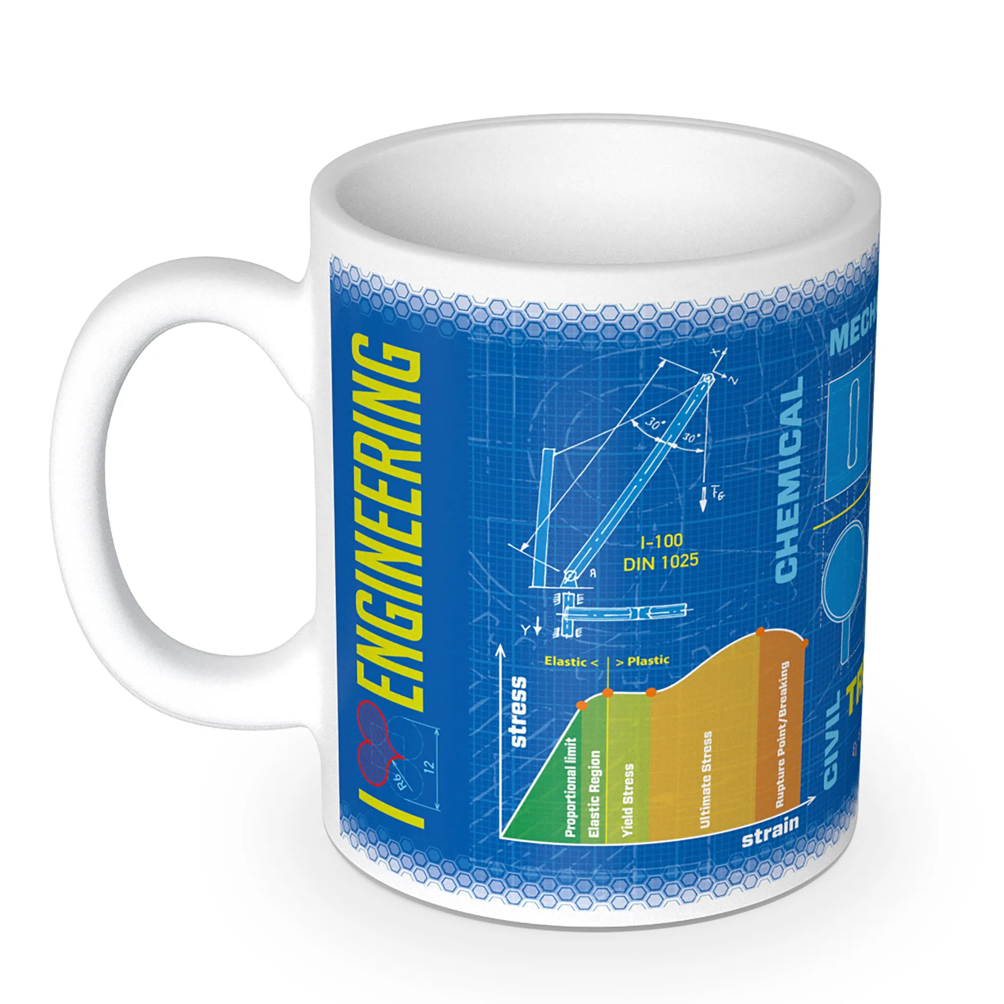 Wissenschaftsbecher Maschinenbau