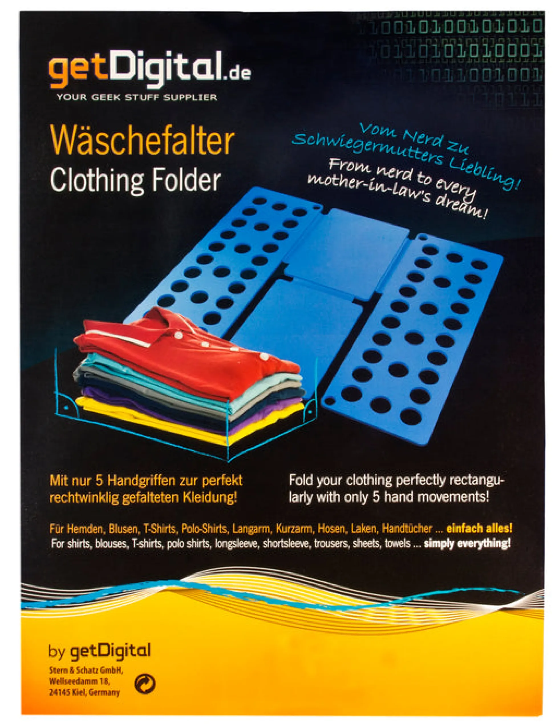 Wäschefalter aus The Big Bang Theory