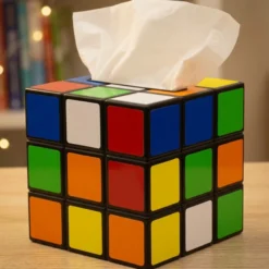 Zauberwürfel Taschentuchbox aus Big Bang Theory
